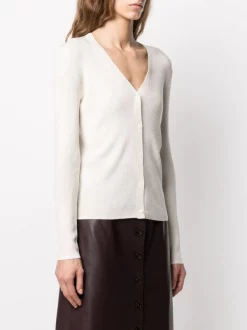 12 STOREEZ Cardigan Nervuré à Col V IVORY -12 STOREEZ Soldes Magasin 15935918 30558800 600