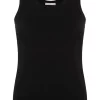 12 STOREEZ BLACK Débardeur Classique Femme
