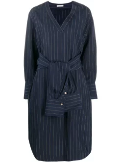 ( Positively Conscious ) 12 STOREEZ Robe-chemise Ă Rayures Femme