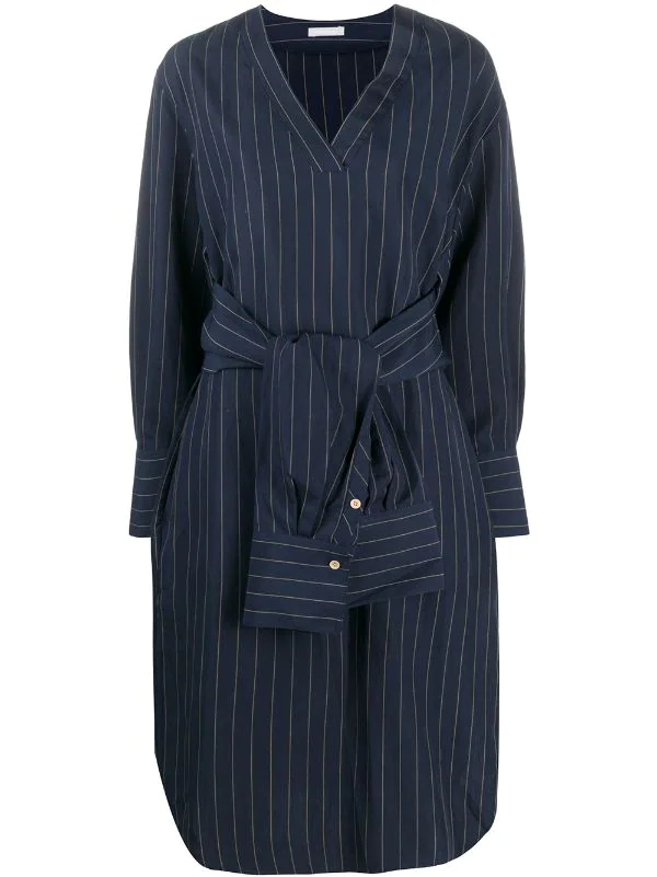 ( Positively Conscious ) 12 STOREEZ Robe-chemise à Rayures Femme 1 ( Positively Conscious ) 12 STOREEZ Robe-chemise à Rayures Femme