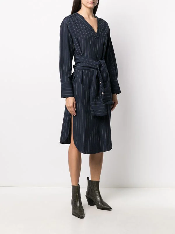 ( Positively Conscious ) 12 STOREEZ Robe-chemise à Rayures Femme 3 ( Positively Conscious ) 12 STOREEZ Robe-chemise à Rayures Femme – Image 3