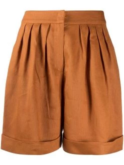 ( Positively Conscious ) 12 STOREEZ Terracota Short Ample Plissé Femme