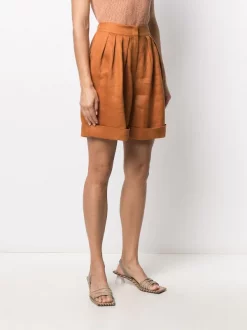 ( Positively Conscious ) 12 STOREEZ Terracota Short Ample Plissé Femme -12 STOREEZ Soldes Magasin 15940714 30122271 600