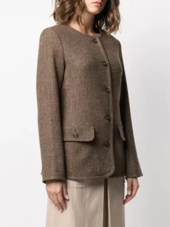 12 STOREEZ BROWN Pull à Col Rond Femme -12 STOREEZ Soldes Magasin 15942106 30121405 600