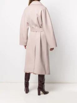 12 STOREEZ DUSTY PINK Manteau à Taille Ceinturée Femme -12 STOREEZ Soldes Magasin 16052368 30555862 600