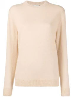 12 STOREEZ BEIGe Pull à Col Rond Femme