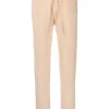 12 STOREEZ BEIGe Pantalon à Lien De Resserrage Femme