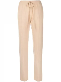 12 STOREEZ BEIGe Pantalon à Lien De Resserrage Femme