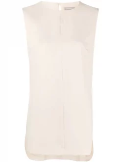 12 STOREEZ Blouse à Encolure Ronde IVORY