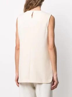 12 STOREEZ Blouse à Encolure Ronde IVORY -12 STOREEZ Soldes Magasin 16058554 30643550 600