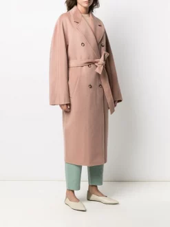 12 STOREEZ Powdery Manteau Croisé Oversize Femme -12 STOREEZ Soldes Magasin 16058556 30557619 600