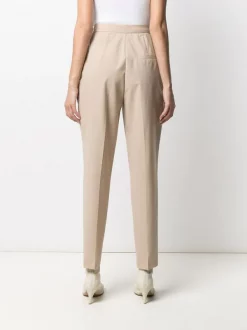 12 STOREEZ BEIGe Pantalon Cigarette à Taille Haute Femme -12 STOREEZ Soldes Magasin 16058557 30643560 600