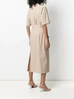 12 STOREEZ Robe Mi-longue à Manches Courtes Femme -12 STOREEZ Soldes Magasin 16058584 30643600 600