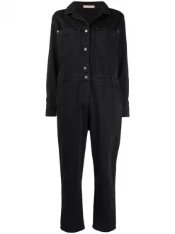 12 STOREEZ Combinaison En Jean Femme