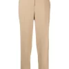 12 STOREEZ Pantalon De Tailleur à Plis BEIGE
