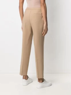 12 STOREEZ Pantalon De Tailleur à Plis BEIGE -12 STOREEZ Soldes Magasin 16251077 31253124 600