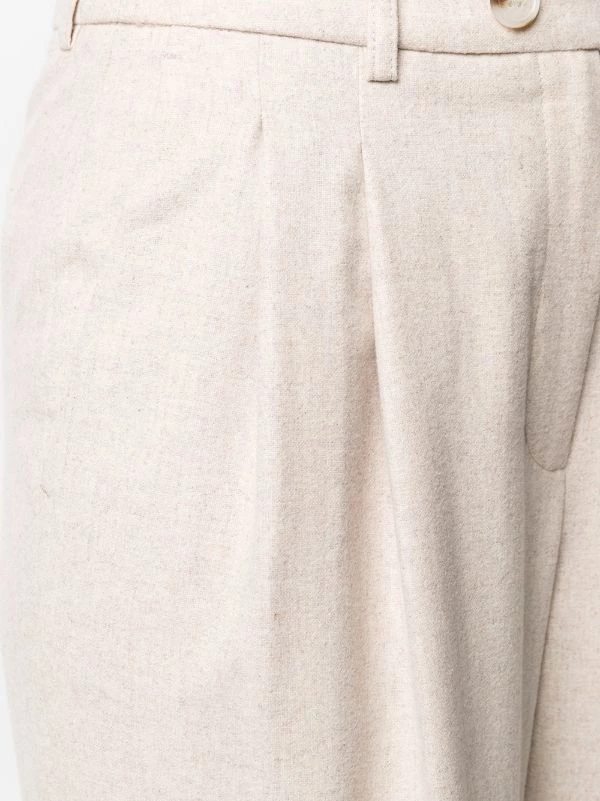 12 STOREEZ LIGHT BEIGE Pantalon à Coupe Droite Femme 5 12 STOREEZ LIGHT BEIGE Pantalon à Coupe Droite Femme – Image 5