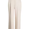 12 STOREEZ LIGHT BEIGE Pantalon à Coupe Droite Femme