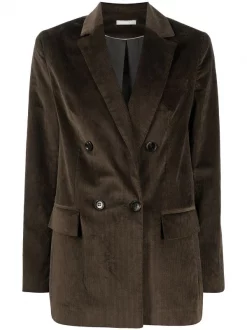 12 STOREEZ Blazer Oversize à Boutonnière Croisée Femme