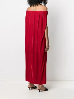 12 STOREEZ RED Robe Mi-longue à épaules Dénudées Femme -12 STOREEZ Soldes Magasin 16251101 31253138 600