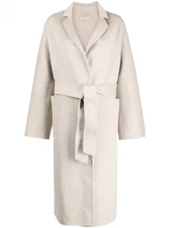 12 STOREEZ Manteau à Taille Nouée Femme