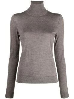 12 STOREEZ COFFEE Pull à Col Roulé Femme