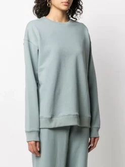 12 STOREEZ Grey Blue Sweat à Col Rond Femme -12 STOREEZ Soldes Magasin 16281587 31550559 600