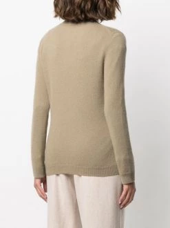 12 STOREEZ Sweat Nervuré à Col V OLIVE -12 STOREEZ Soldes Magasin 16281588 31549726 600