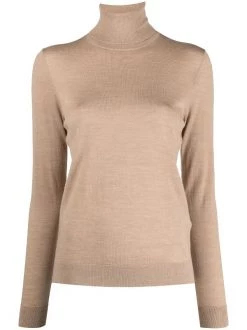 12 STOREEZ Pull à Col Roulé BEIGe