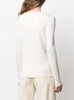 12 STOREEZ Sweat Nervuré à Col V Femme -12 STOREEZ Soldes Magasin 16282469 31550629 600