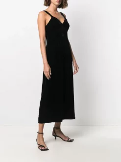 12 STOREEZ Robe Ajustée à Col V Femme -12 STOREEZ Soldes Magasin 16282476 31549775 600