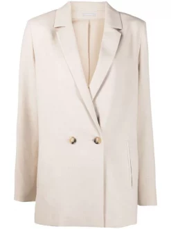 12 STOREEZ Manteau Ample à Boutonnière Croisée Femme