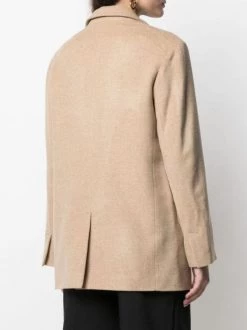 12 STOREEZ BEIGe Blazer En Laine à Simple Boutonnage Femme -12 STOREEZ Soldes Magasin 16444000 32180049 600