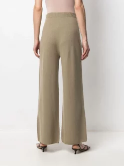 12 STOREEZ Pantalon Ample En Maille OLIVE -12 STOREEZ Soldes Magasin 16444003 32179500 600