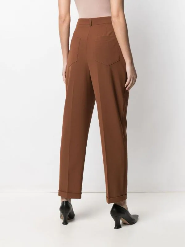 12 STOREEZ Pantalon Cigarette à Plis Femme 4 12 STOREEZ Pantalon Cigarette à Plis Femme – Image 4