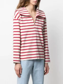 12 STOREEZ IVORY RED Haut à Rayures Femme -12 STOREEZ Soldes Magasin 16460147 32178407 600
