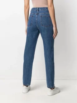 12 STOREEZ Jean à Taille Haute NAVY BLUE -12 STOREEZ Soldes Magasin 16460148 32190875 600