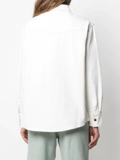 12 STOREEZ IVORY Chemise à Poche Poitrine Femme -12 STOREEZ Soldes Magasin 16461133 32181316 600