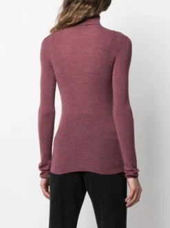 12 STOREEZ Pull En Maille Fine à Col Roulé RED MELANGE -12 STOREEZ Soldes Magasin 16461135 32178890 600