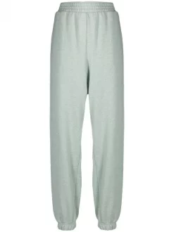 12 STOREEZ GREEN Pantalon De Jogging à Taille élastiquée Femme