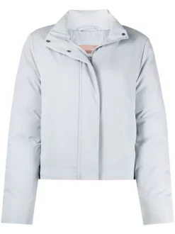 12 STOREEZ LIGHT BLUE Doudoune à Col Montant Femme