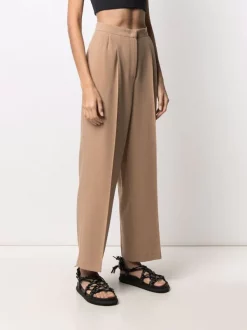 12 STOREEZ LIGHT COFFEE Pantalon Court à Taille Haute Femme -12 STOREEZ Soldes Magasin 16545495 33167470 600