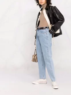 12 STOREEZ Jean Droit à Taille Mi-haute LIGHT BLUE -12 STOREEZ Soldes Magasin 16545499 33123570 600