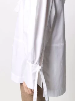 12 STOREEZ Chemise à Manchettes Nouées Femme -12 STOREEZ Soldes Magasin 16545502 33167608 600