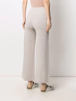 12 STOREEZ IVORY MELANGE Pantalon Ample En Maille Femme -12 STOREEZ Soldes Magasin 16545504 33166797 600