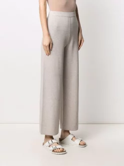 12 STOREEZ IVORY MELANGE Pantalon Ample En Maille Femme -12 STOREEZ Soldes Magasin 16545504 33166799 600