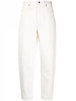 12 STOREEZ Soldes Magasin 24 12 STOREEZ Jean à Coupe Ample IVORY