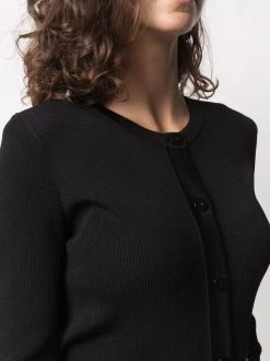 12 STOREEZ BLACK Cardigan à Col Rond Femme -12 STOREEZ Soldes Magasin 16545563 32957375 600