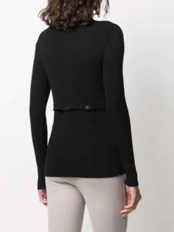 12 STOREEZ BLACK Pull à Coupe Slim Femme -12 STOREEZ Soldes Magasin 16545633 32956353 600