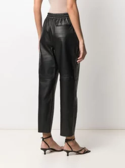 12 STOREEZ Pantalon à Taille Haute à Lien De Resserrage Femme -12 STOREEZ Soldes Magasin 16545634 32787973 600